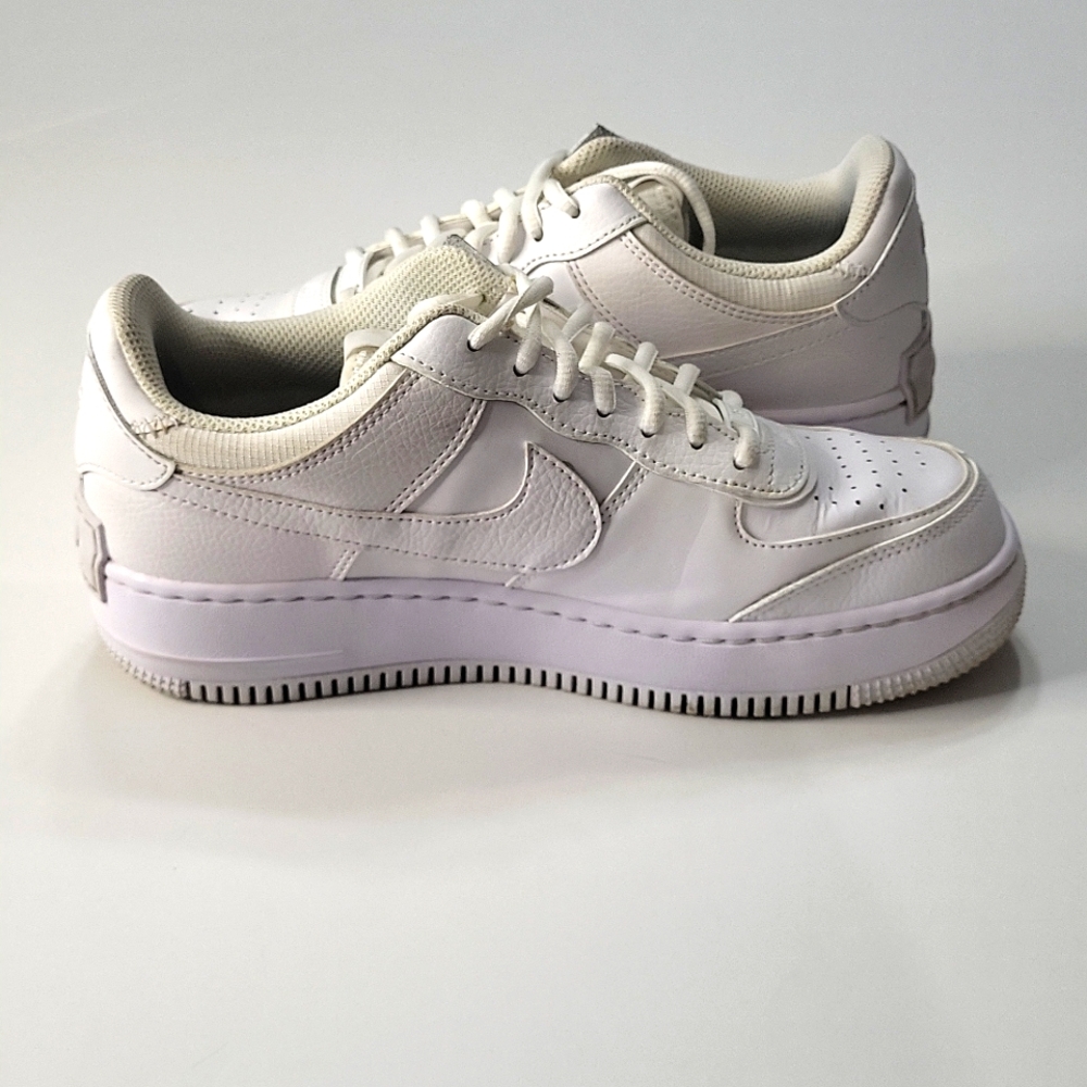 NIKE AIR FORCE 1 Shadow Triple White CI0919 100 Women size 9. - Picture 6 of 16